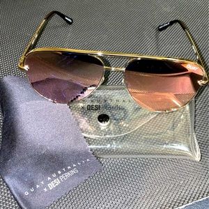 Quay AustraliaX Desi Perkins High Key Aviator Gold